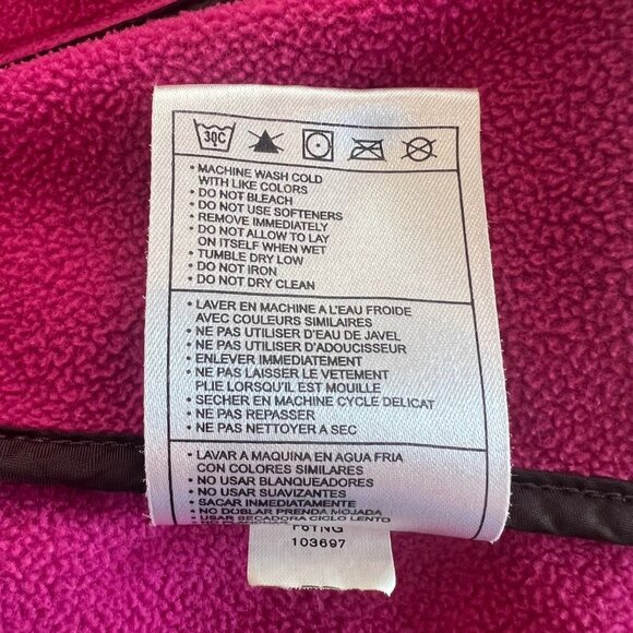 Nike Performance Fleece Jacket, Brown & Pink, Size Small (4-6) - Picture 7 of 7